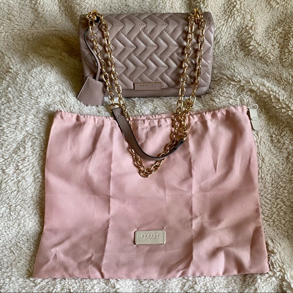 Radley London Mill Bay Medium Flapover Crossbody Shoulder Bag in Espresso - Picture 13 of 16